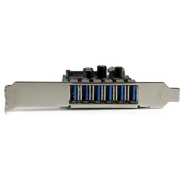 StarTech.com 7-Port PCI Express USB 3.0 Card - 5Gbps - Standard and Low-Profile Design - TAA – image 2