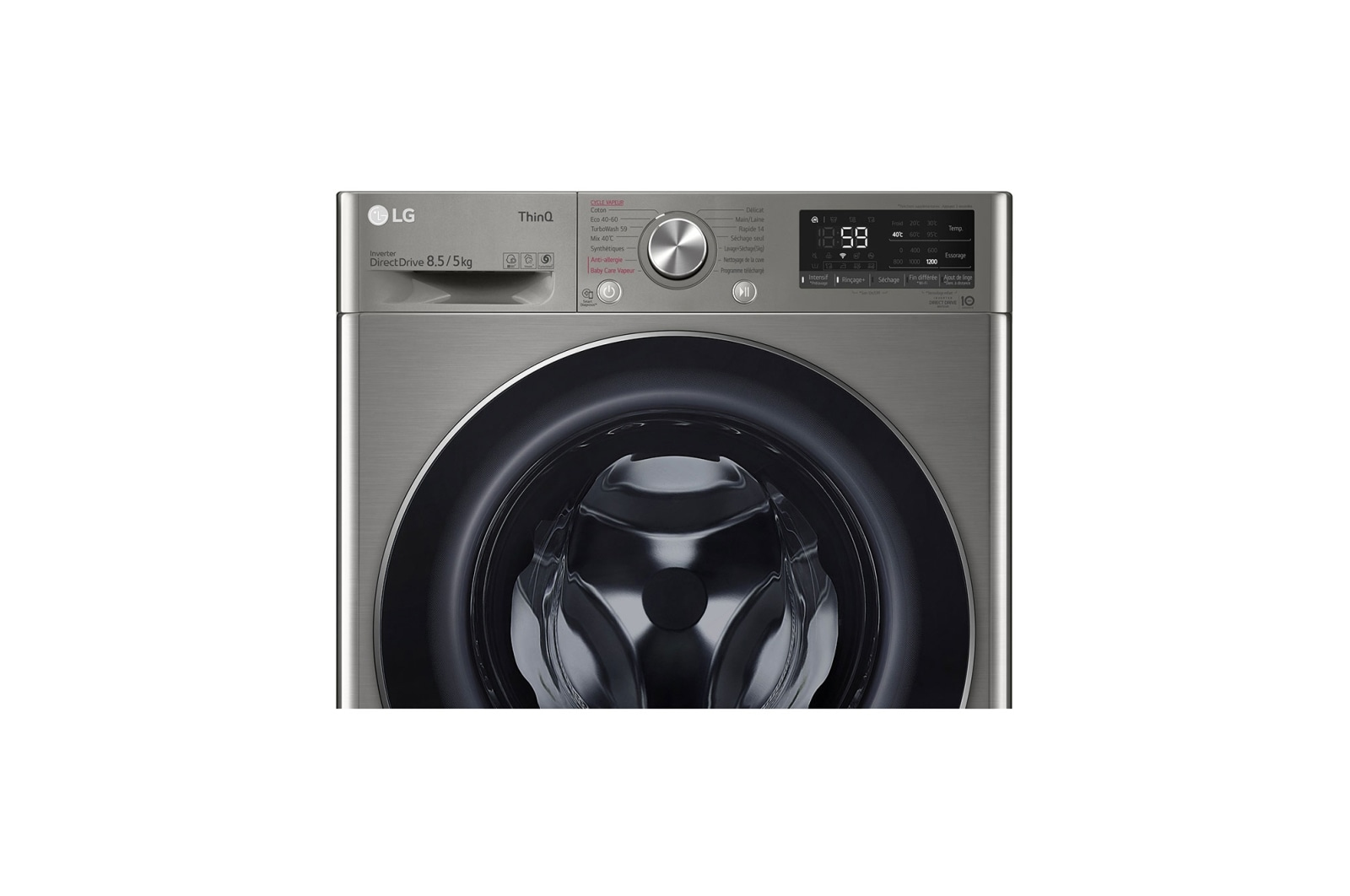 LG F852SV52IRS washer dryer Freestanding Front-load Stainless steel – image 4