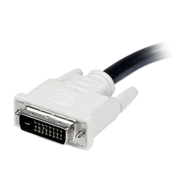 StarTech.com Cable Extensor de 15 cm Protector de Puerto DVI-D Doble Enlace en uso