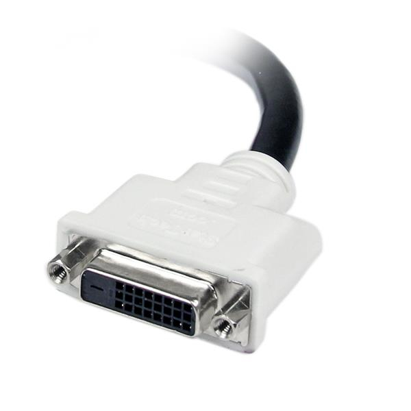StarTech.com Cable Extensor de 15cm Protector de Puerto DVI-D Doble Enlace conexiones