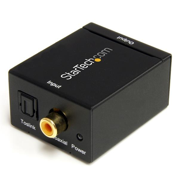 StarTech.com Digital koaxial SPDIF eller optisk Toslink till stereo RCA audio-konverterare