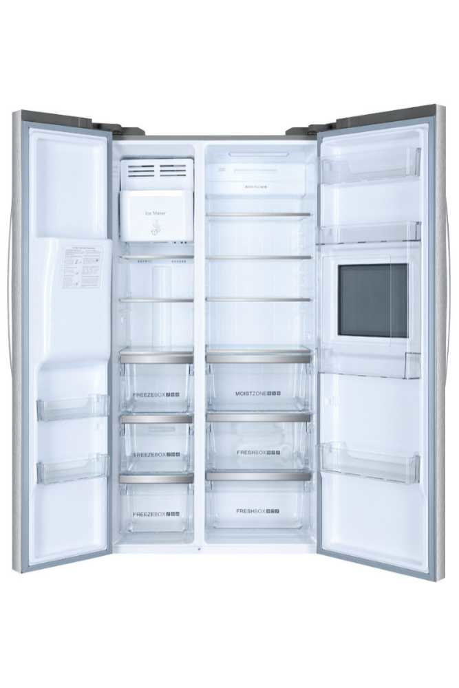 Haier HRF-630AM7 side-by-side refrigerator Freestanding – image 2