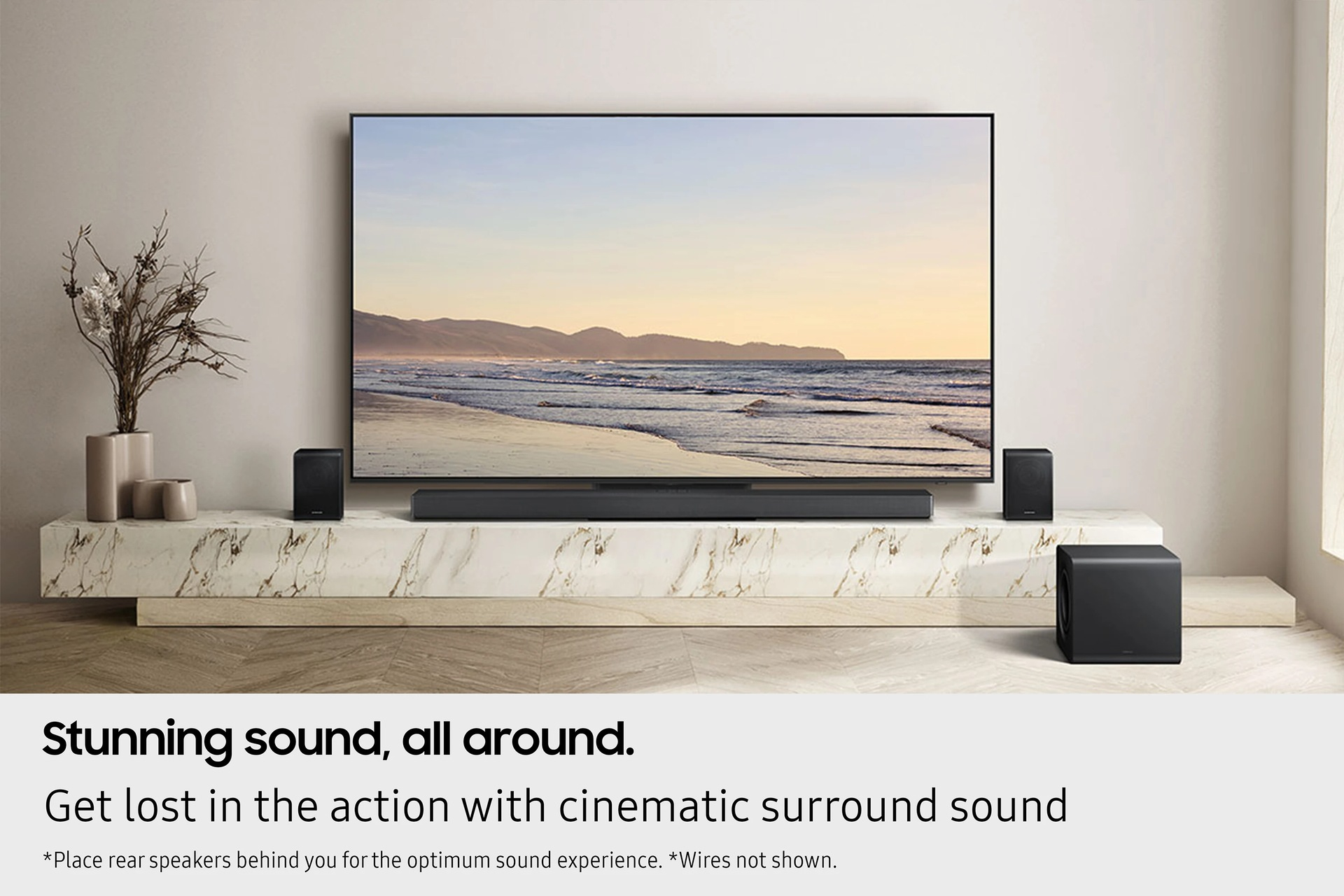 Samsung Q-series QS750F 5.1.2ch Soundbar with Subwoofer & Rear Speakers (2025) – image 6