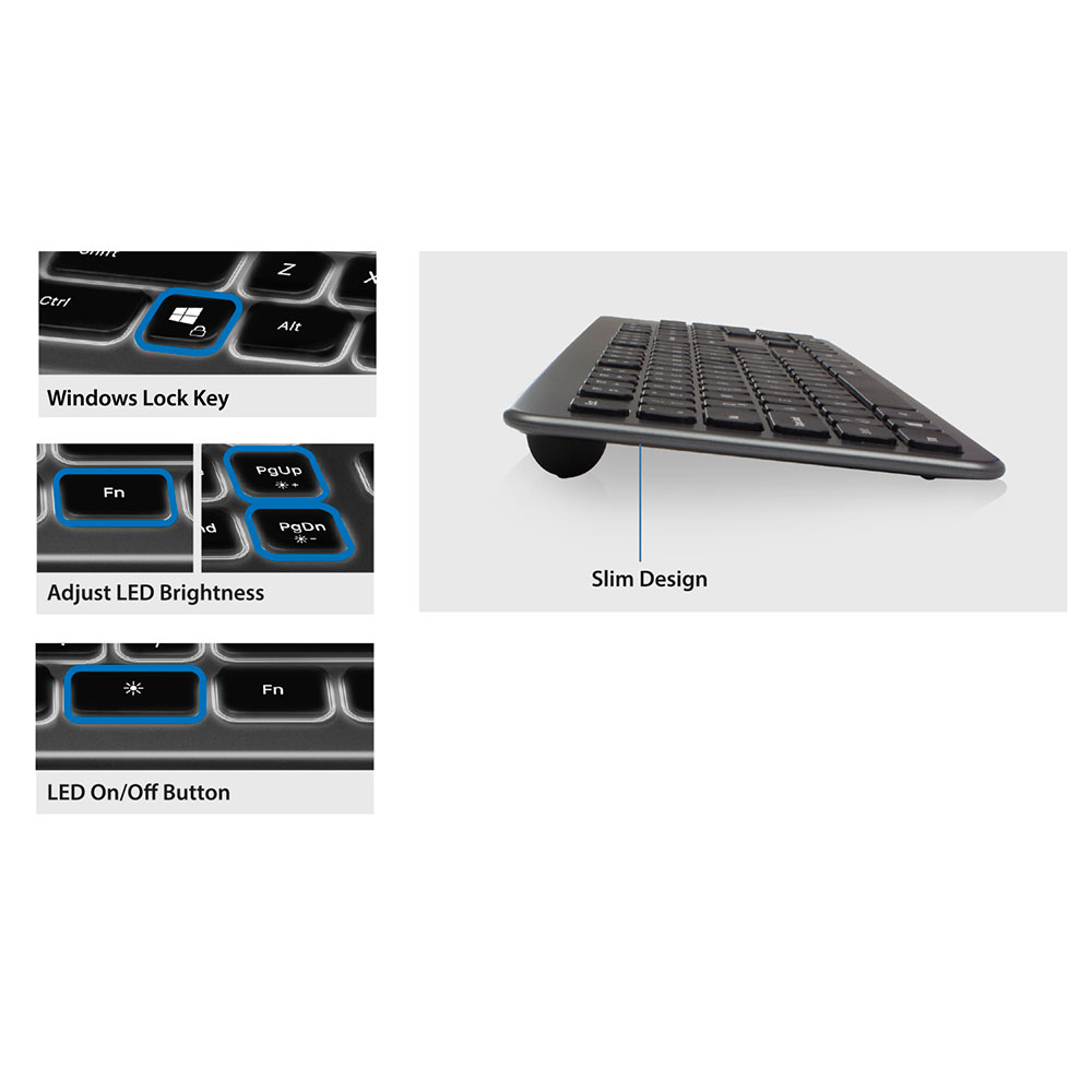 Ewent EW3265 keyboard Universal USB QWERTY US English Black – image 3