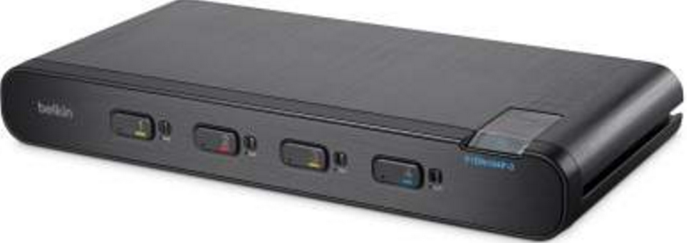 Linksys F1DN104P-3 KVM switch Black