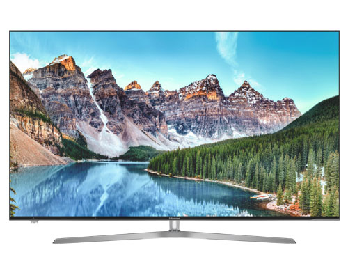 Hisense H55U7A TV 139.7 cm (55") 4K Ultra HD Smart TV Wi-Fi Black, Silver