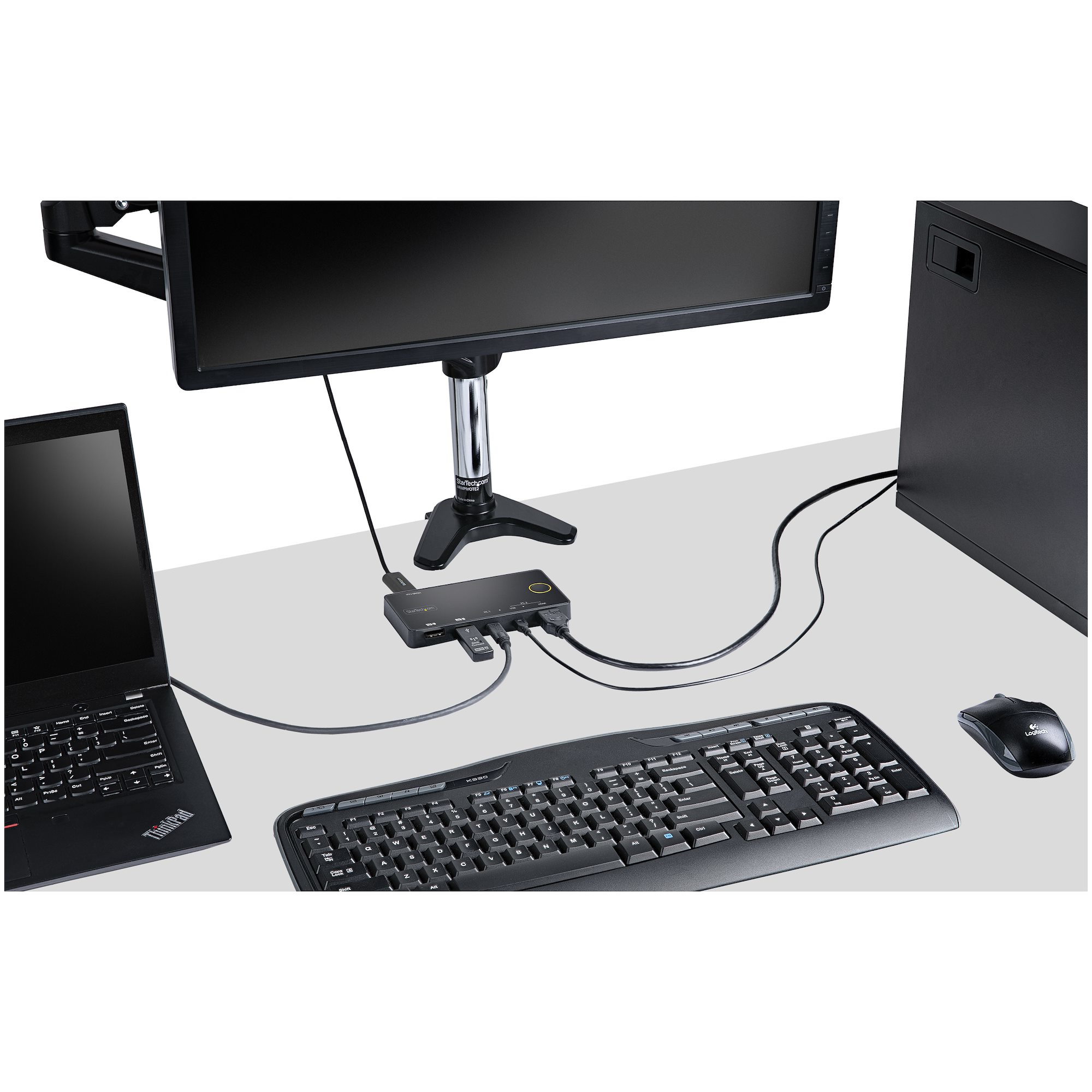 StarTech.com 2 Port Hybrid USB-A + HDMI & USB-C KVM Switch - Single 4K – image 7