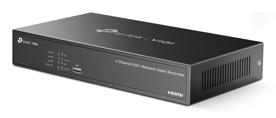 TP-Link VIGI NVR1004H-4P-2TB Black – image 3