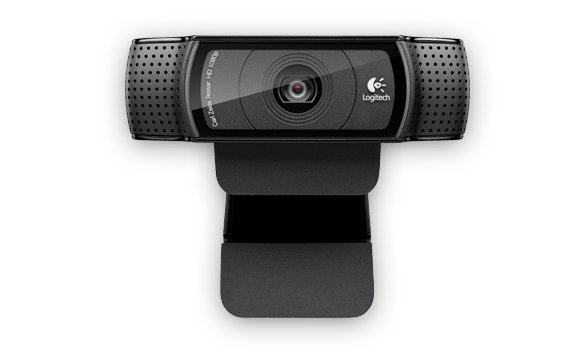 Logitech HD Pro Webcam C920 webbkameror 1920 x 1080 pixlar USB 2.0 Svart
