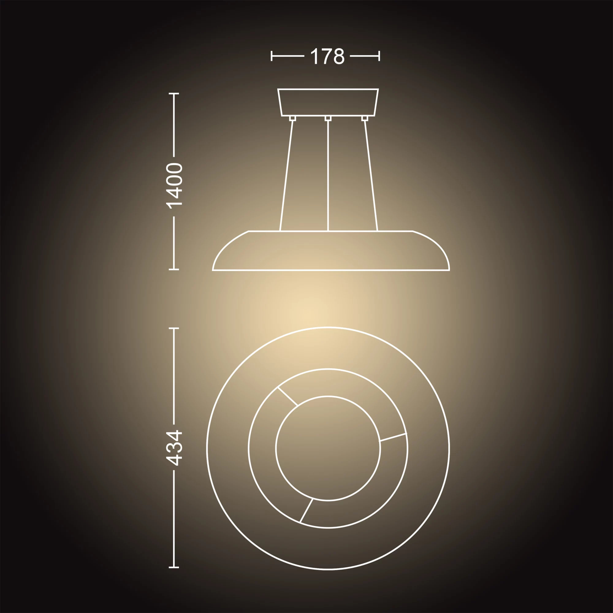 Philips by Signify Philips Hue White ambience Amaze suspension light – image 3