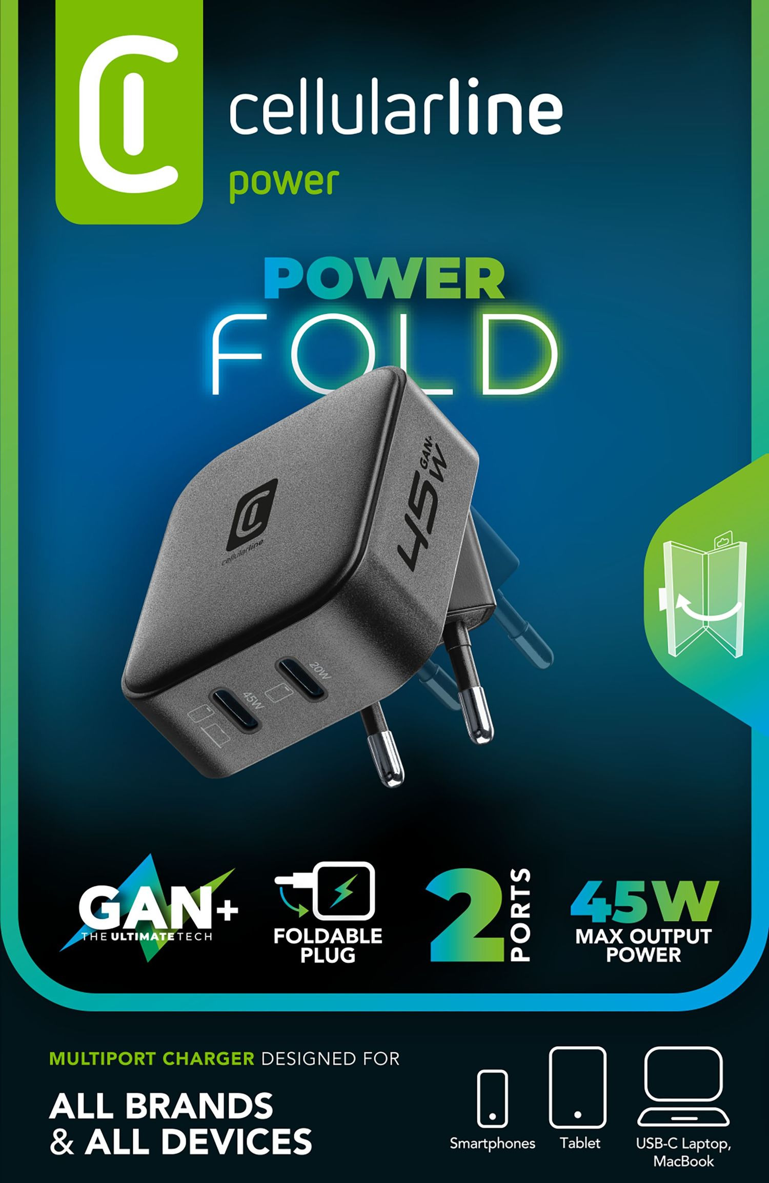 Cellularline CHARGER MULTIPORT POWER FOLD – image 8