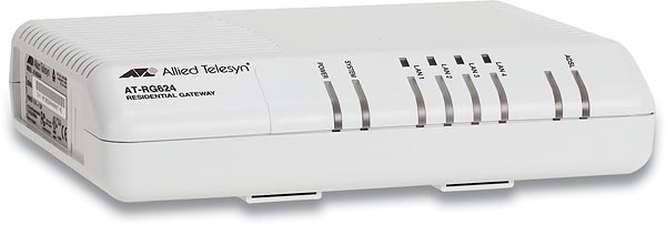 Allied Telesis ADSL2/2+ Residential Gateway w/ routing & multicast support f/ 4 LAN ports, Annex B – image 1