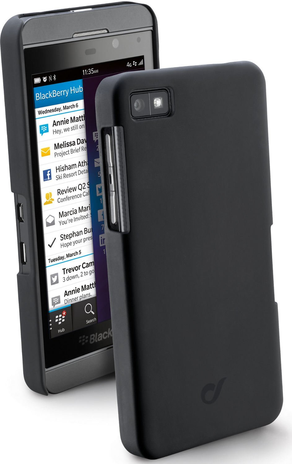 Cellularline FITCBBZ10BK mobile phone case Cover Black