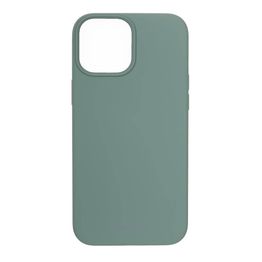 Onsala Phone Case Silicone Pine Green - iPhone 13 Pro Max – image 1
