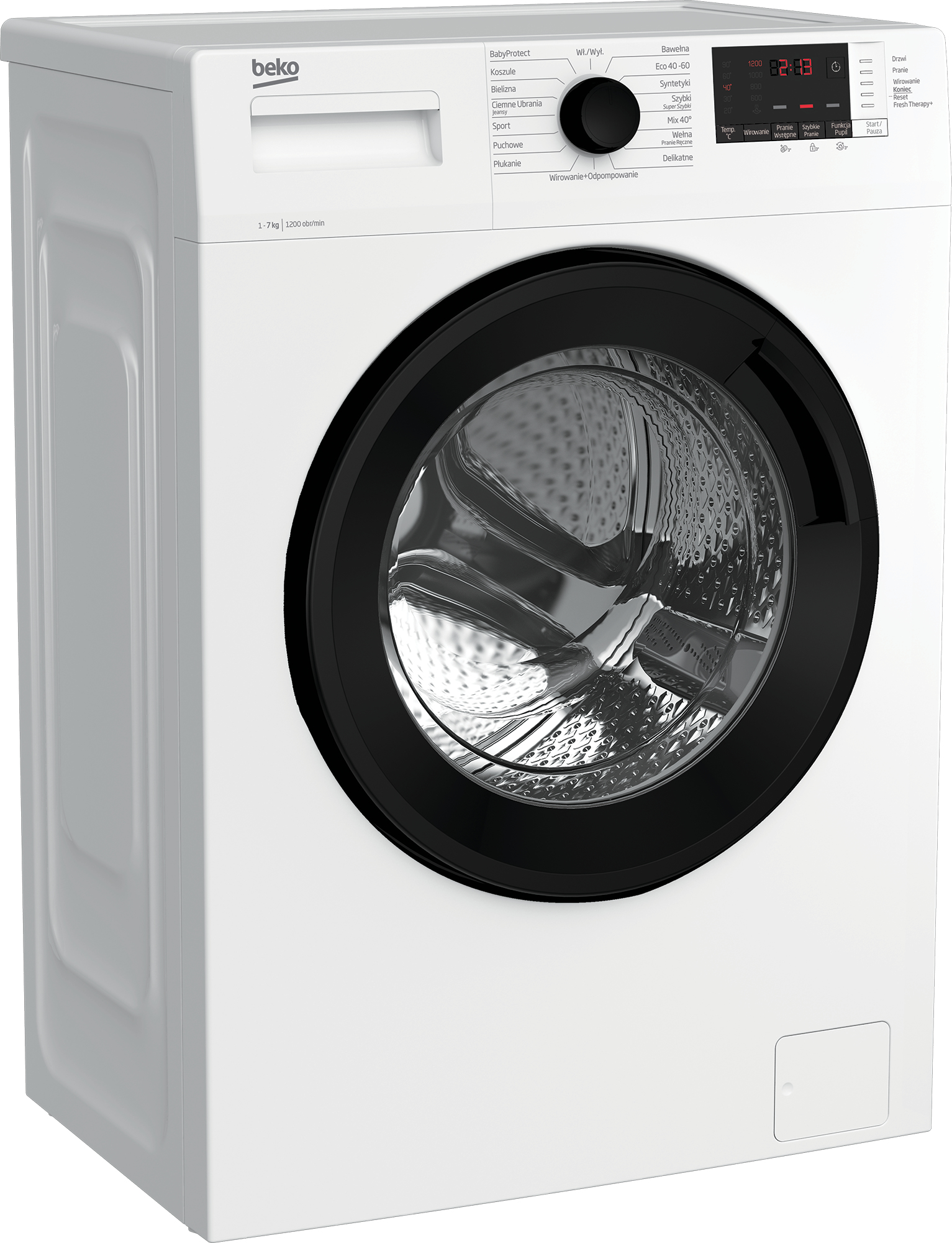 Beko WUE7612XBWPT washing machine Front-load – image 2