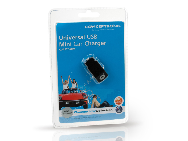 Conceptronic Universal USB mini car charger – image 5