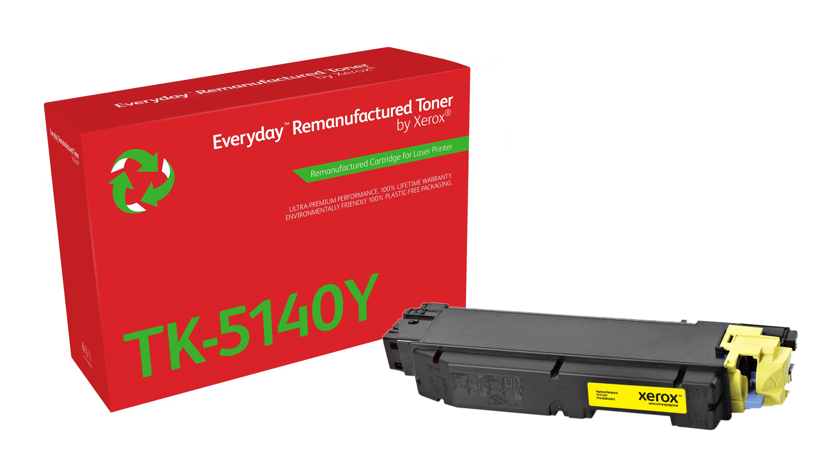 Everyday - Yellow - compatible - box - remanufactured - toner cartridge (alternative for: Kyocera TK-5140Y) - Green World Alliance return programme