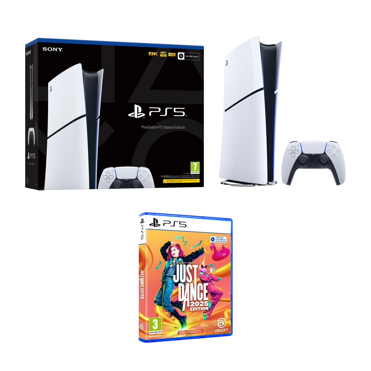 Sony Interactive Entertainment PlayStation 5 + Just Dance 2025 Edition – image 1