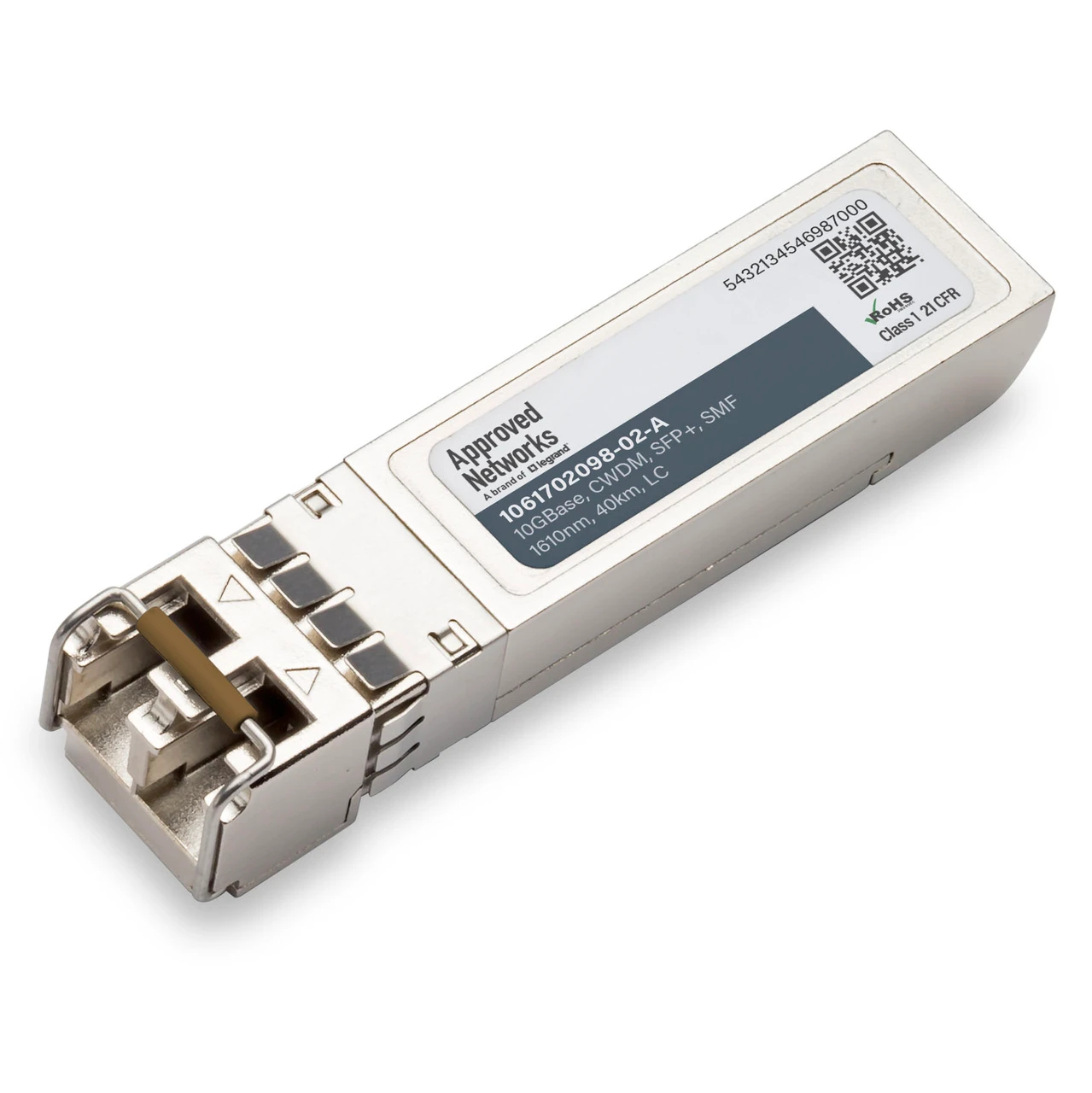 Legrand 1061702098-02-A network transceiver module Fiber optic 10 Mbit/s SFP+ 1610 nm
