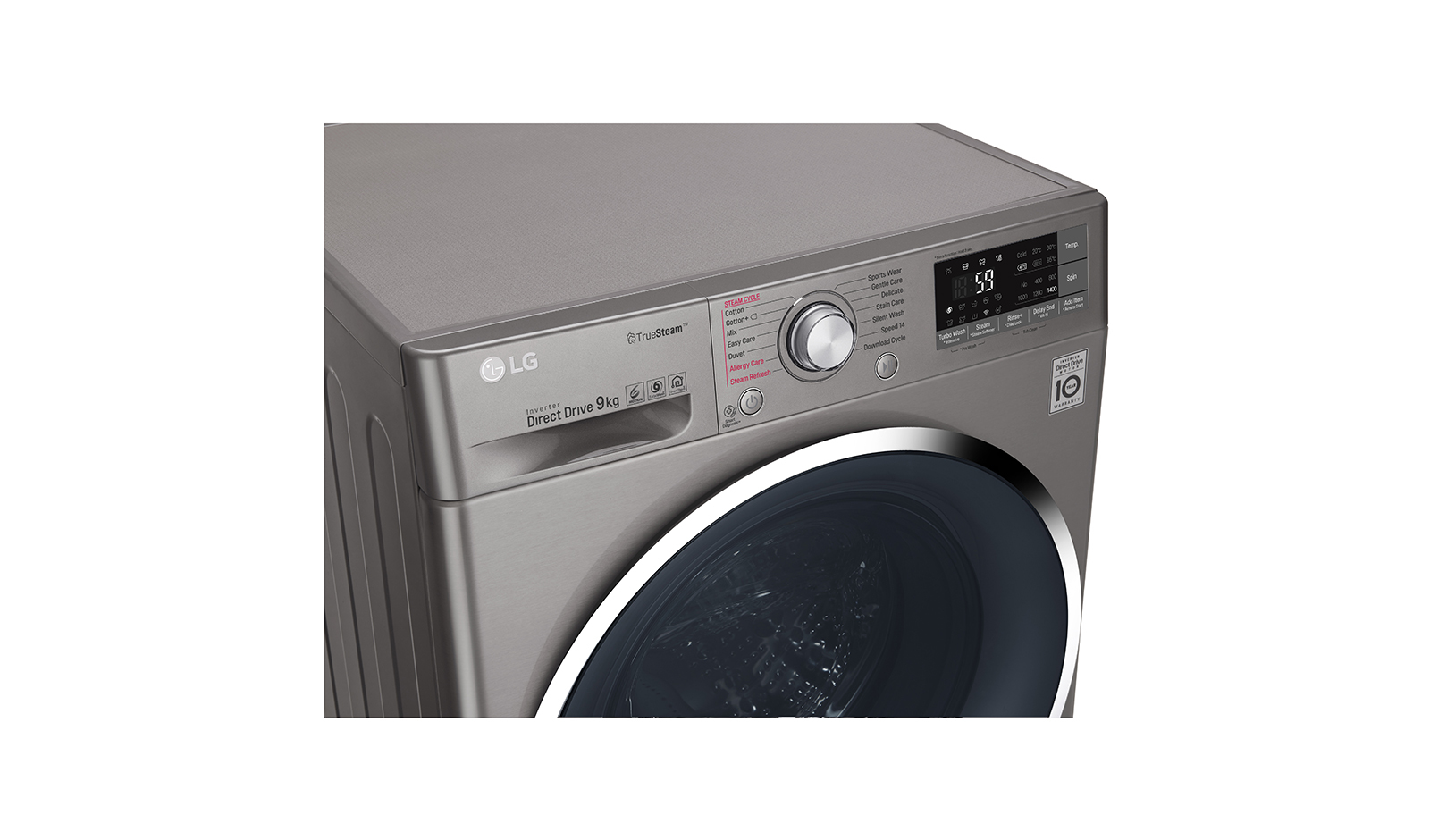 LG F4J8VSP2S washer dryer Freestanding Front-load Brown – image 7