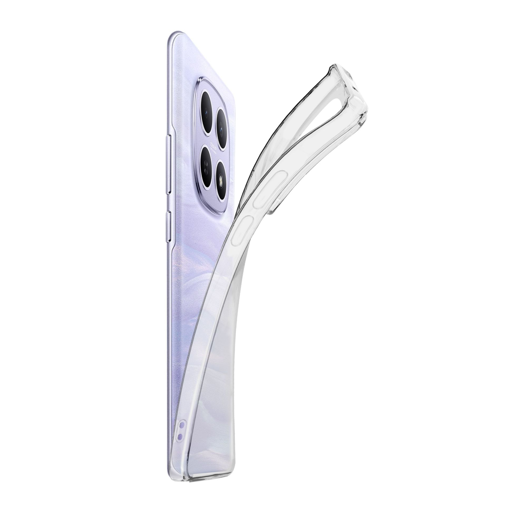 Funda móvil - CellularLine Soft, Para Xiaomi Redmi Note 15 5G/4G, Flexible, Goma blanda, Transparente