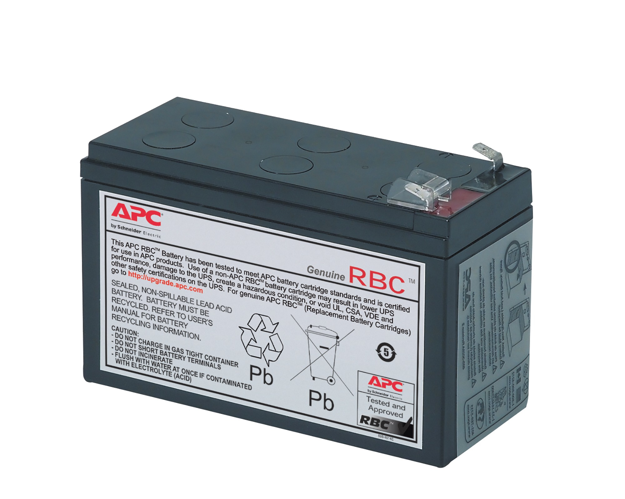APC RBC17 UPS-batterier Slutna blybatterier (VRLA)
