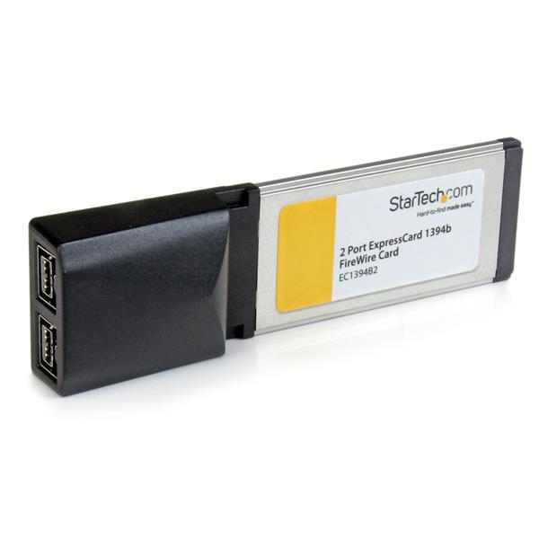 StarTech.com Adaptador Tarjeta FireWire instalado en laptop