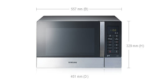 Samsung MW89MST microwave Silver – image 2