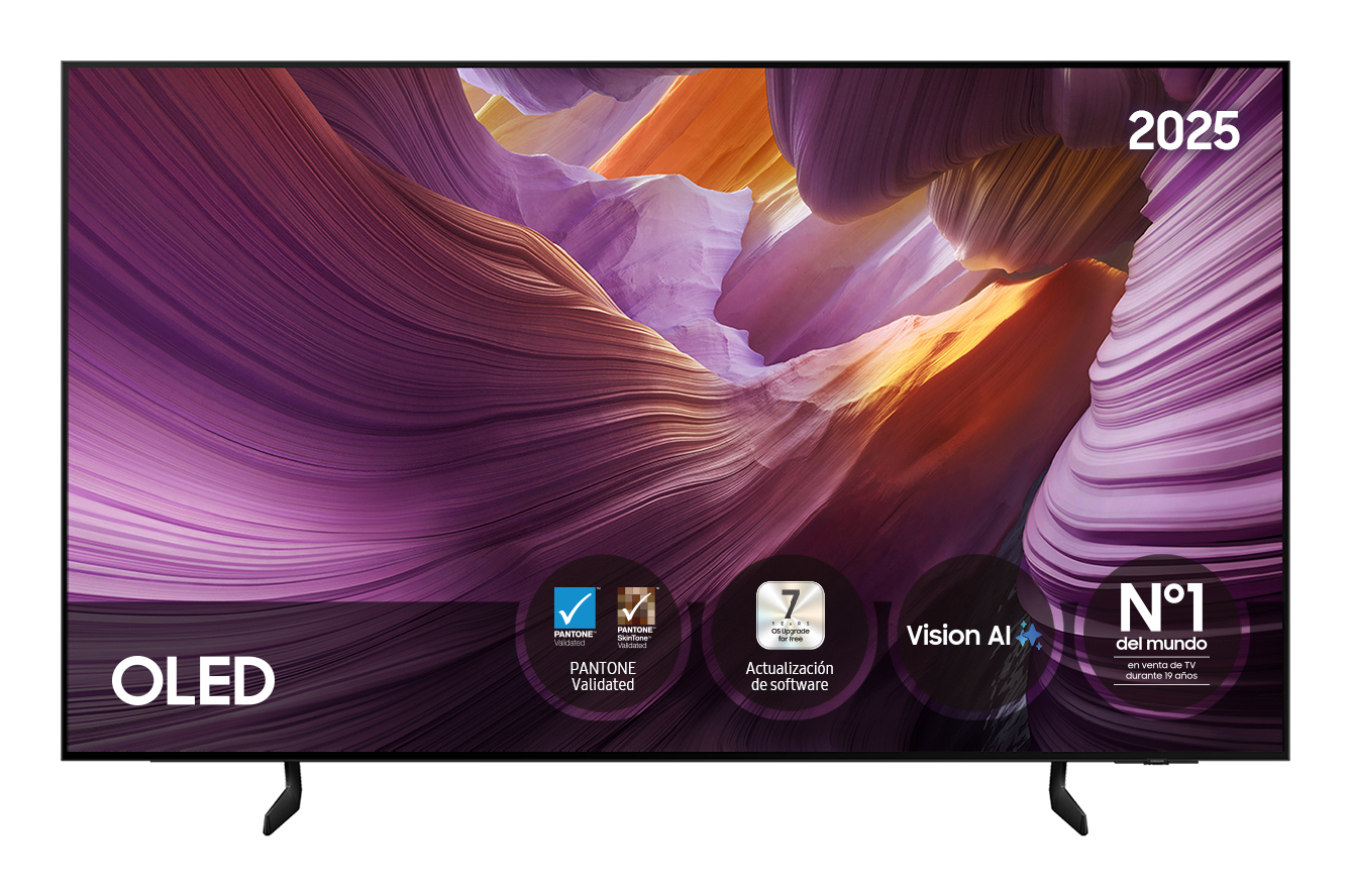 TV Samsung OLED TQ55S84FAUXXC 55 4K UltraHD 120Hz Smart TV Tizen HDR10 Dolby Atmos — photo 1