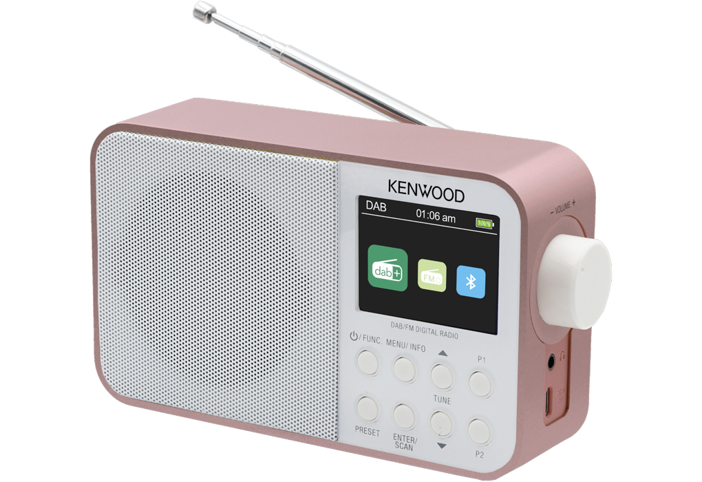 Kenwood CR-M30DAB-R radio Portable Digital Rose gold – image 2