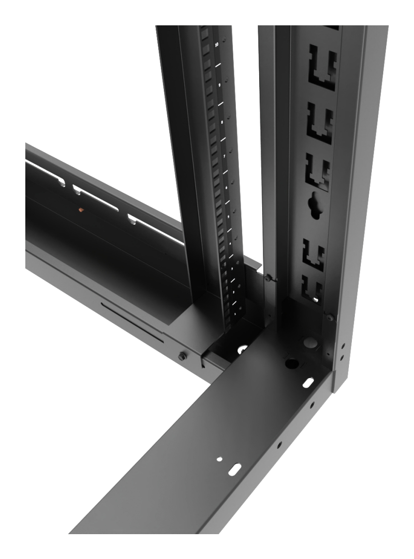 Vertiv GL42UG2EZ-2442-B-MSS rack cabinet 42U Floor mounted rack Black – image 3