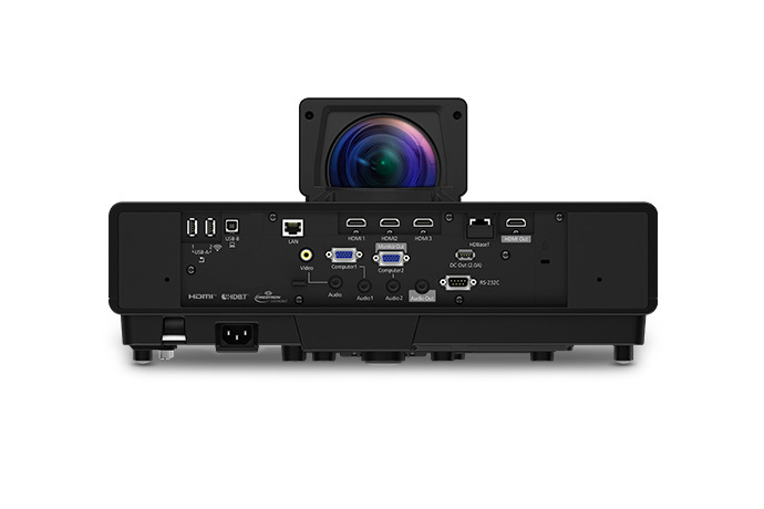 Epson PowerLite 805F Ultra short throw projector 5000 ANSI lumens 3-Chip DLP WXGA (1366x768) Black – image 2