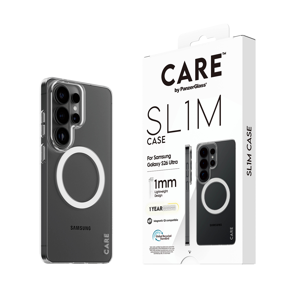 PanzerGlass CARE™ by PanzerGlass® SL1M Case Transparent w. Qi Samsung Galaxy S26 Ultra – image 6