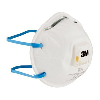 3M 8822 apsauginė kaukė nuo dulkių 1 vnt Puodelis FFP2