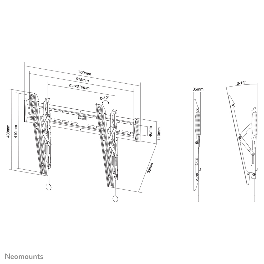 Neomounts tv wall mount – image 3