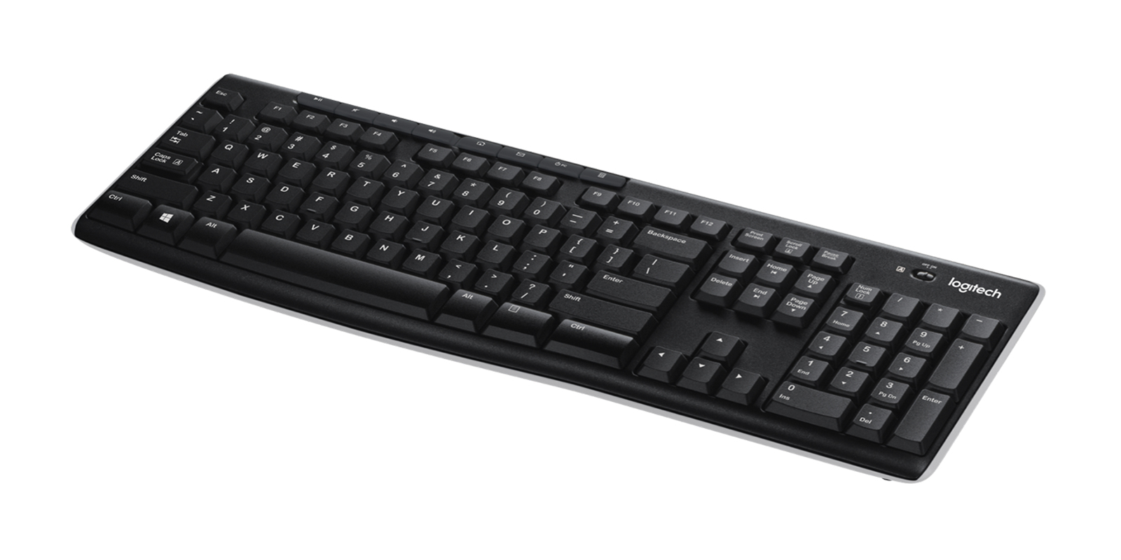Teclado Logitech K270 - Inalámbrico - Negro - 920-004426