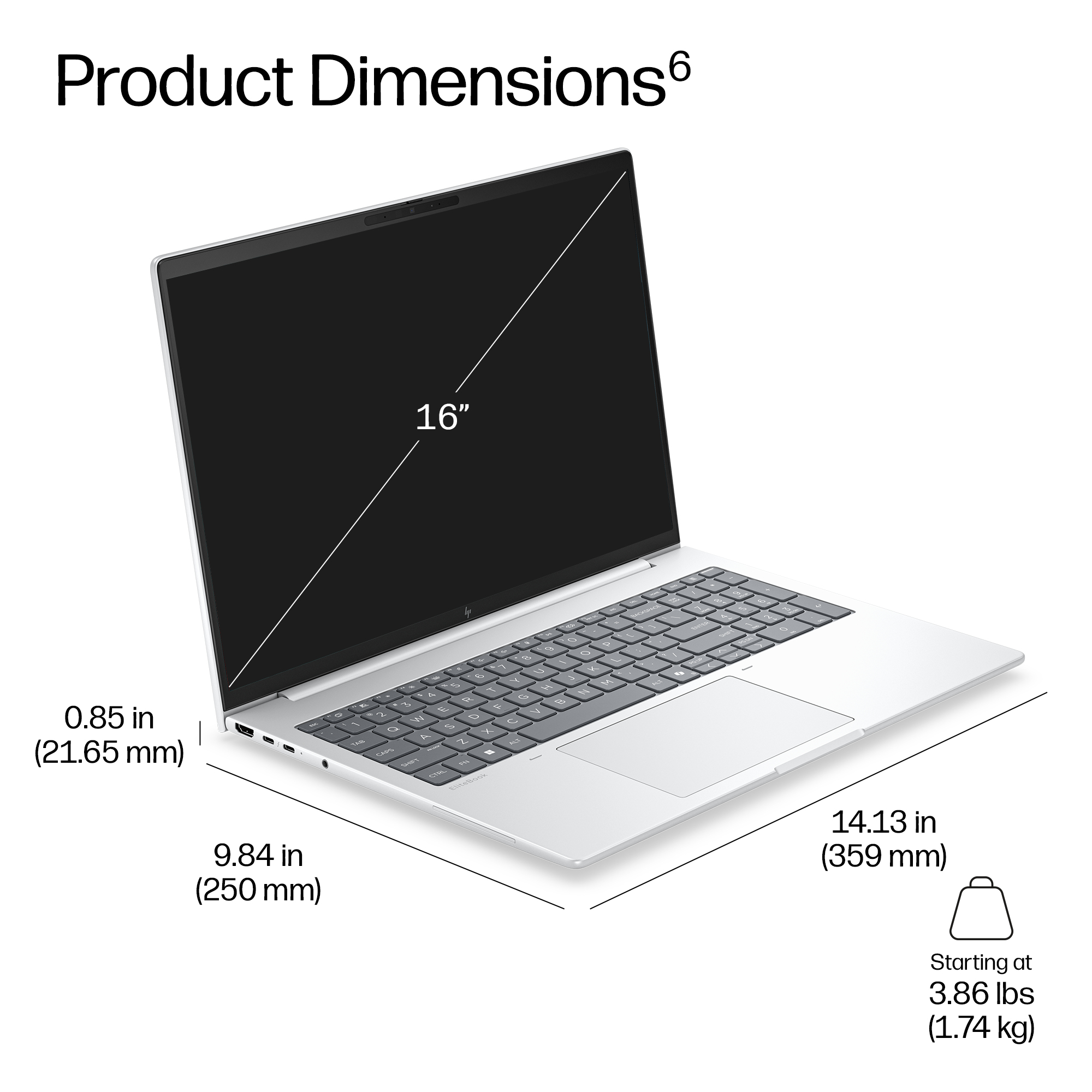 HP E15N0EA laptop Copilot+ PC AMD Ryzen™ AI 5 – image 5