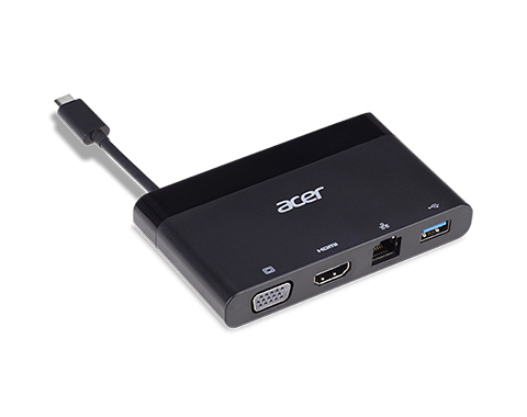 Acer NP.CAB1A.023 laptop dock/port replicator USB 3.2 Gen 1 (3.1 Gen 1) Type-C Black – image 3