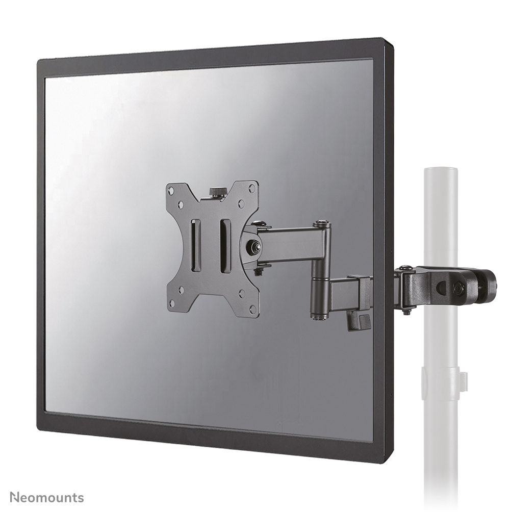 Neomounts FL40-450BL11 - Mounting kit (pole mount) - full-motion - for TV - black - screen size: 17"-32"