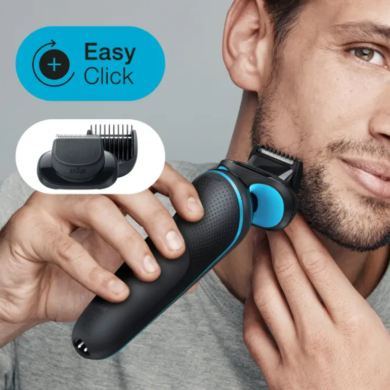 Braun Series 5 51-M4500cs Foil shaver Black, Blue – image 5
