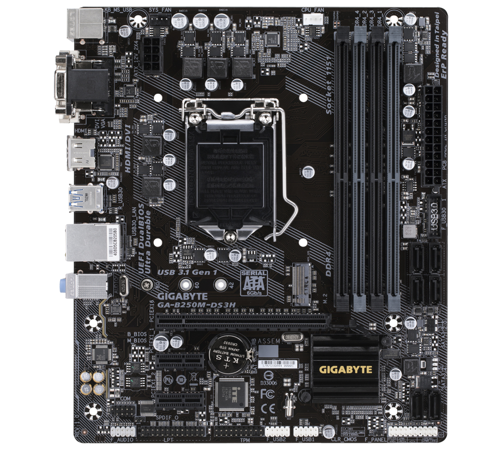 GIGABYTE GA-B250M-DS3H (rev. 1.0) – image 4