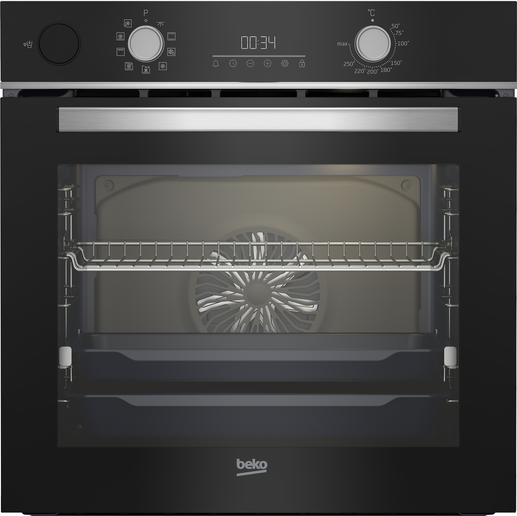 Beko BBIS18300XCSE oven Black, Stainless steel – image 1