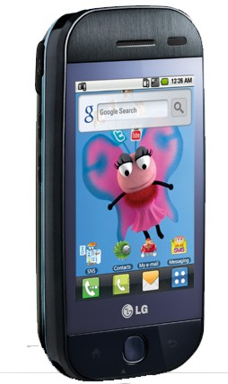 LG GW620 7.62 cm (3") Single SIM 3G 1500 mAh Black, Blue – image 4