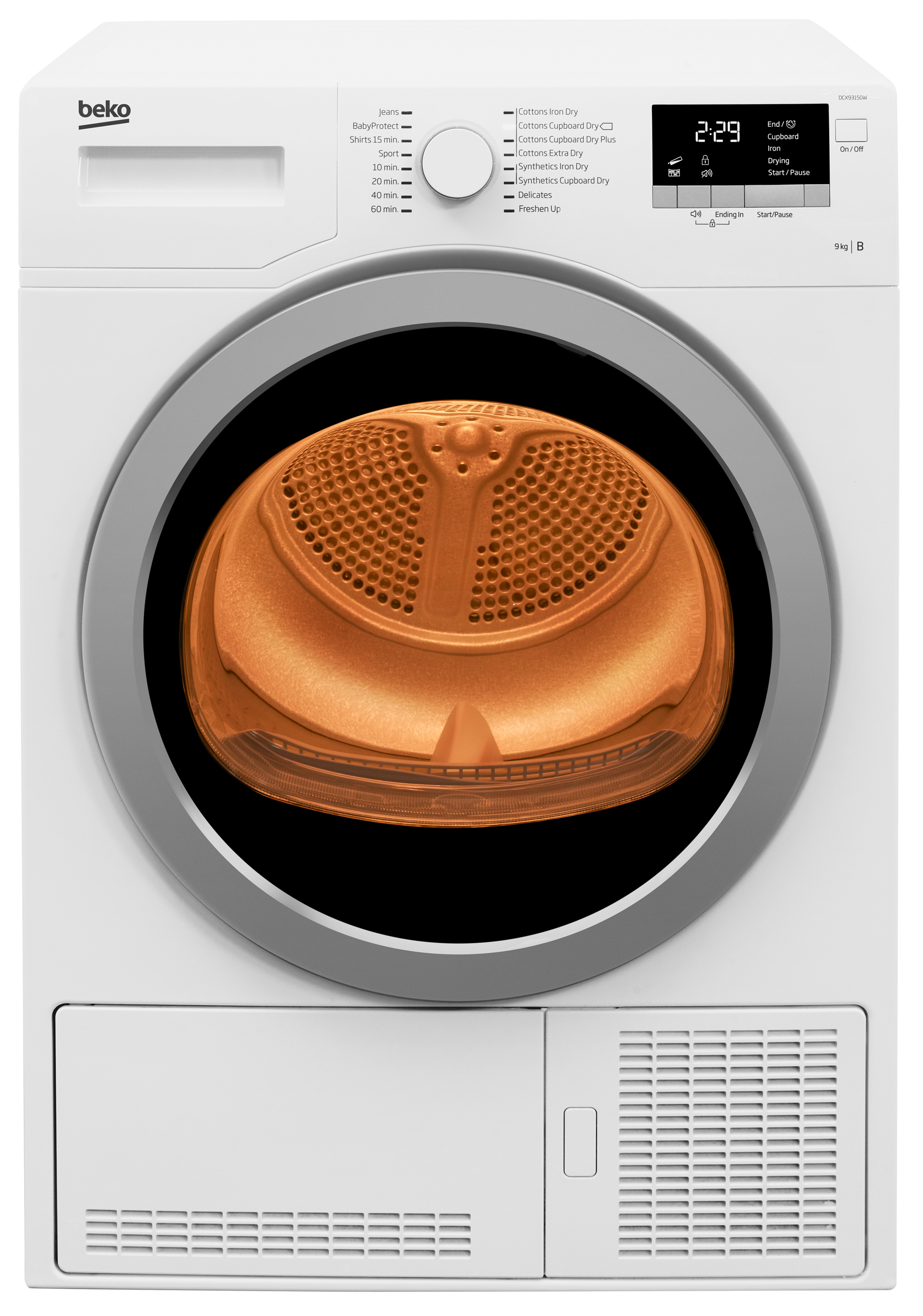 Beko DCX93150W tumble dryer Freestanding Front-load – image 2