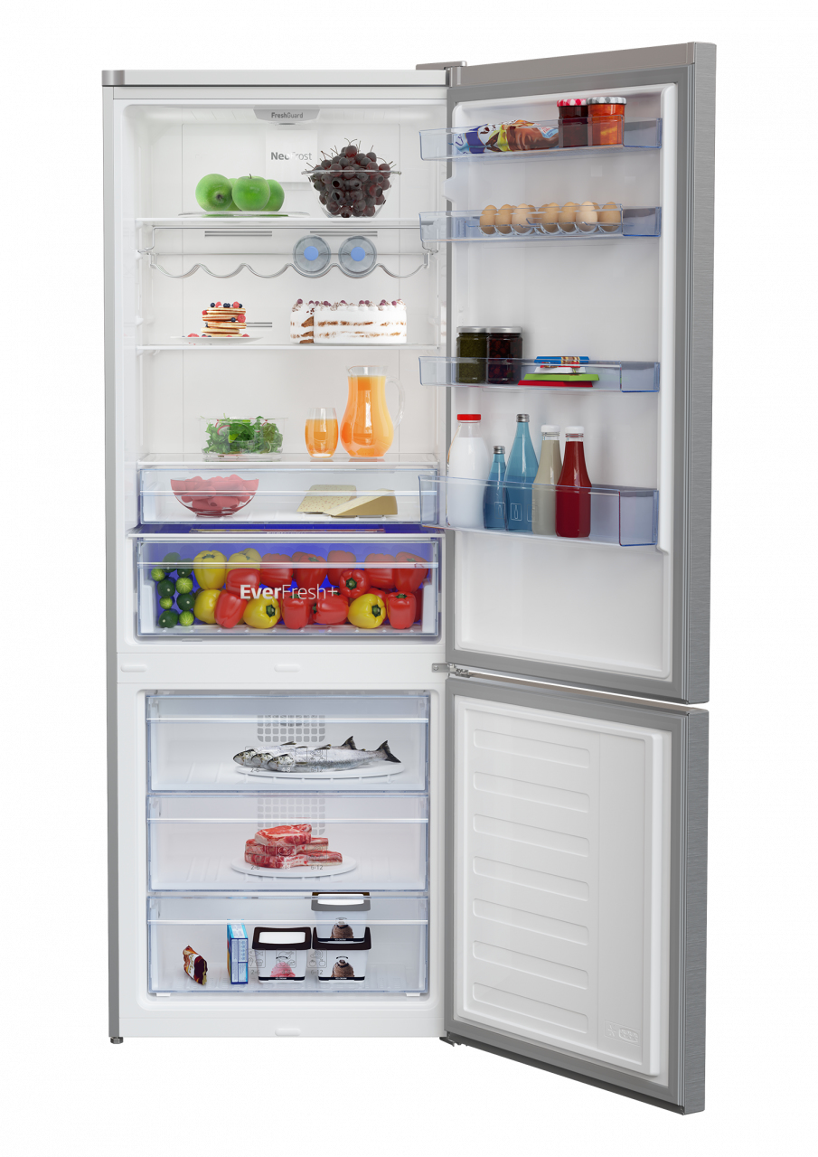 Beko RCNE520E40LZX fridge-freezer – image 2