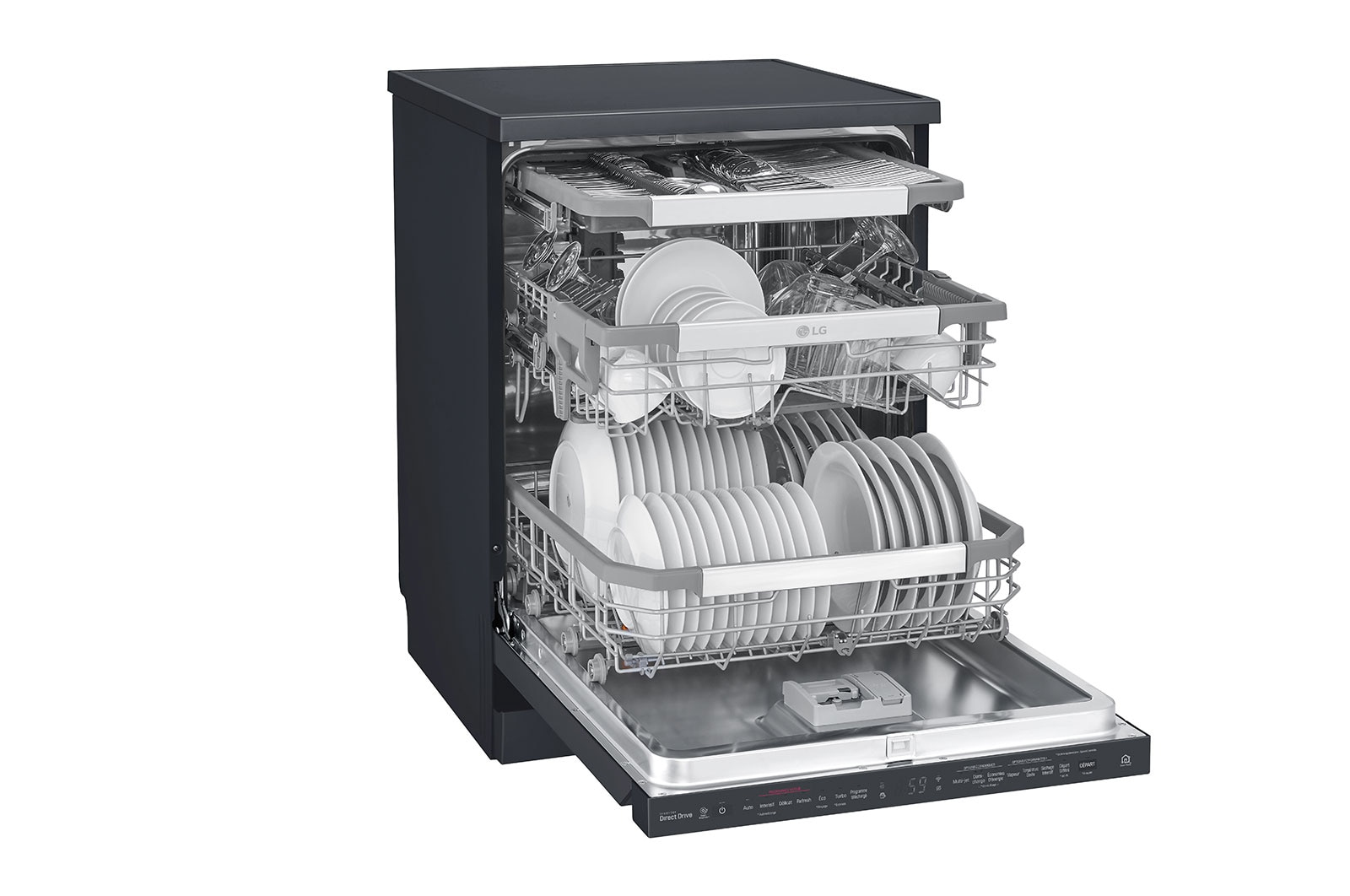 LG DF455HMS dishwasher Undercounter 14 place settings – image 5