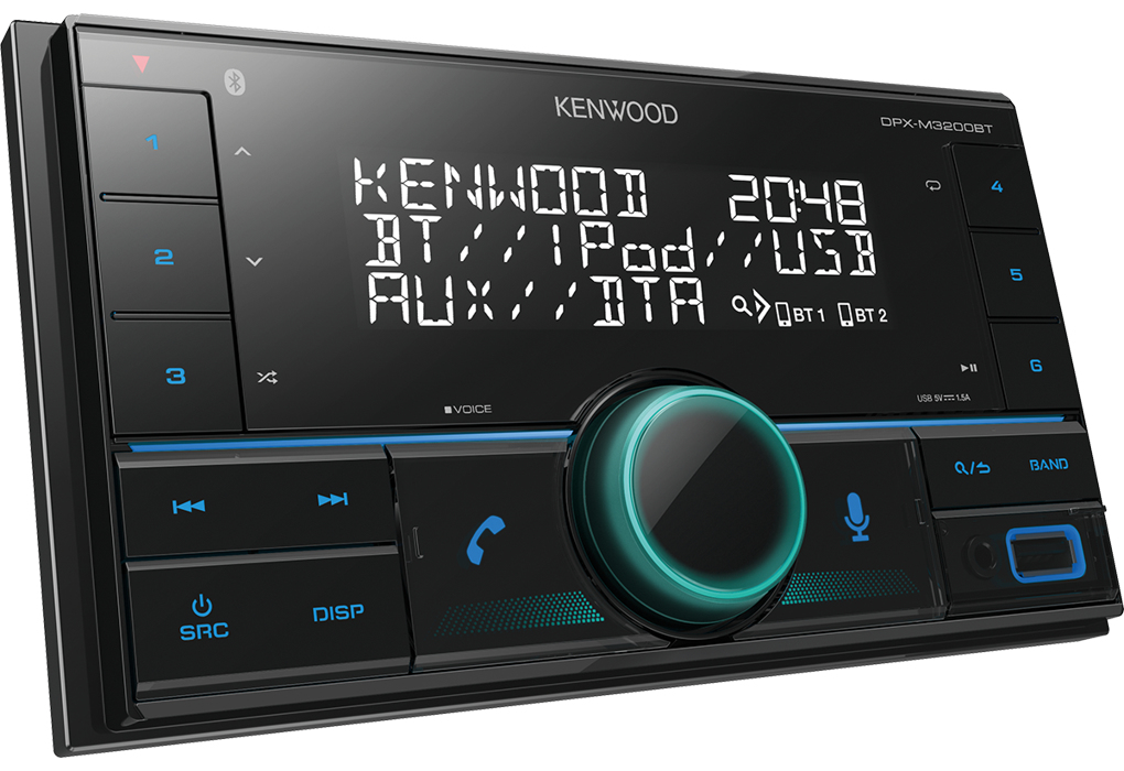 Kenwood DPX-M3200BT car media receiver Black – image 2