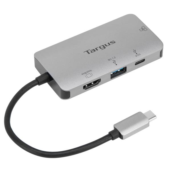 Targus DOCK418 laptop dock/port replicator Wired USB 3.2 Gen 1 (3.1 Gen 1) Type-C Grey