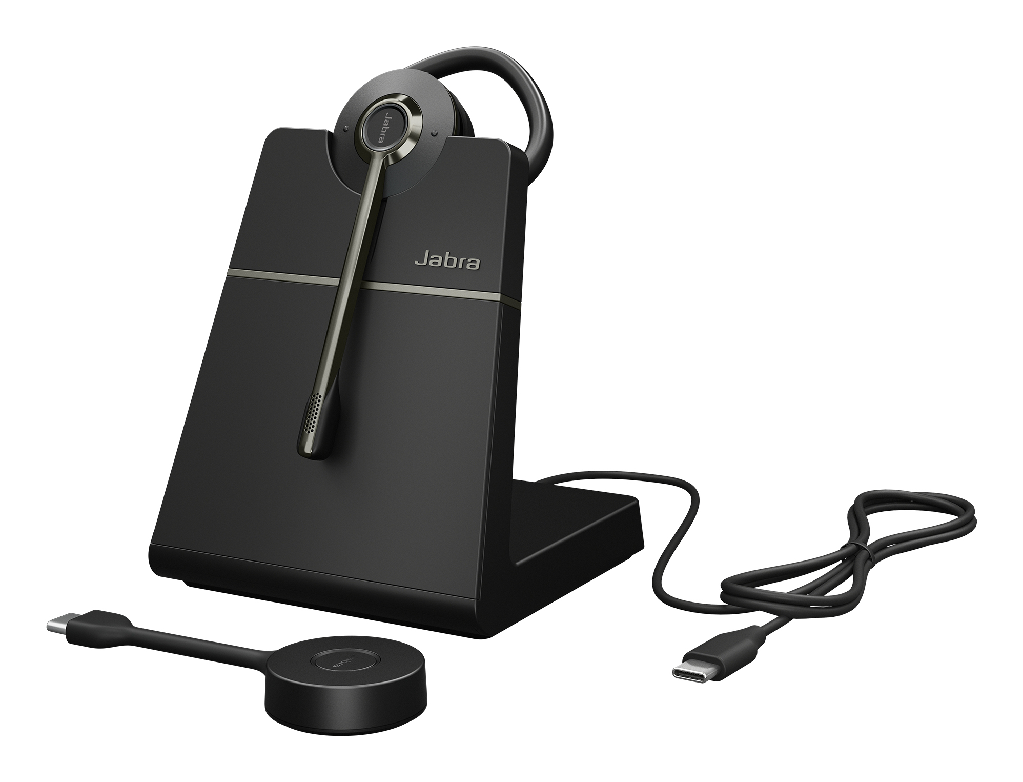 Jabra Engage 55 SE Convertible - Headset - on-ear - convertible - DECT - wireless - USB-C via DECT adapter - UC certified