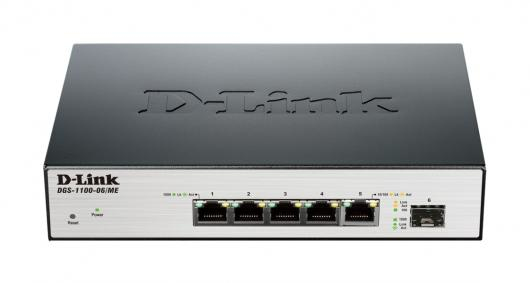 D-Link DGS-1100-06/ME network switch Managed L2 Black